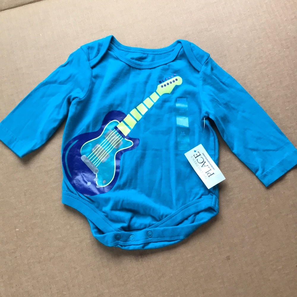 Guitar onesie 3-6M NWT